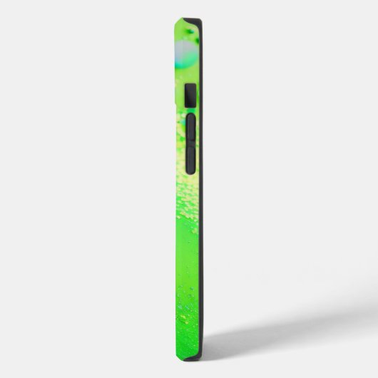 Lime Green Glitzer iPhone Mate Tough Case (Rückseite / Links)