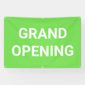 Lime Green Grand Opening-Banner Banner (Horizontal)