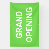 Lime Green Grand Opening-Banner Banner (Vertikal)