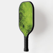 Lime Green Grunge with Black Accents Pickleball Schläger (Links)