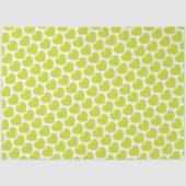Lime Green Hearts Modern Sweet Love Notes Fun Seidenpapier (Vorderseite)