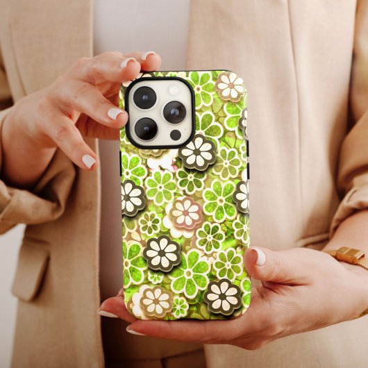 Lime Green Hippie iPhone | 60er Hippie iPhone 13 Case-Mate iPhone Hülle