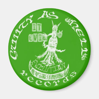 LIME GREEN "It Evil" Magnet