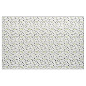 Lime Green Lacrosse Sticks und Herzmuster Stoff (Fat Quarter (45,7 x 55,9 cm))