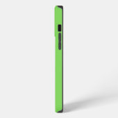 Lime Green LIEBE Modern iPhone Hülle (Linke Seite)