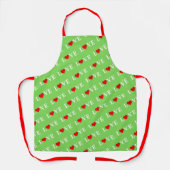 Lime Green LIEBE Schürze (Vorderseite)