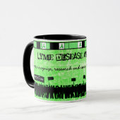 Lime Green Lyme Disease Awareness Coffee Tasse (Vorderseite Links)