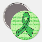 Lime Green Lyme Disease Awareness Magnet (Vorderseite/Rückseite)