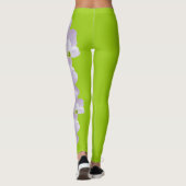 Lime Green Massachusetts Staat Mayflower Leggings (Rückseite)