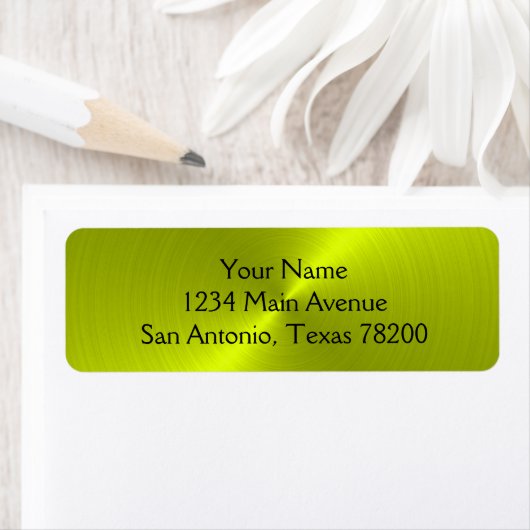 Lime Green Metallic Look (Insitu)