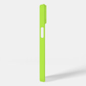 Lime Green Modern Monogram Case-Mate iPhone Hülle (Rückseite / Rechts)