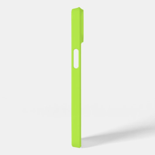 Lime Green Modern Monogram Case-Mate iPhone Hülle (Rückseite / Rechts)