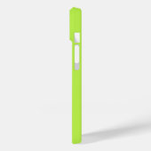 Lime Green Modern Monogram Case-Mate iPhone Hülle (Rückseite / Links)