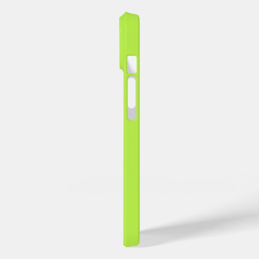 Lime Green Modern Monogram Case-Mate iPhone Hülle (Rückseite / Links)