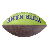 LIME GREEN NAVY and WHITE Custom Football (Gedreht 90)