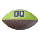 LIME GREEN NAVY and WHITE Custom Football (Gedreht 270)