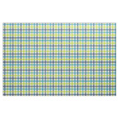Lime Green, Navy und Türkis Blue Kariert Stoff (Fat Quarter (45,7 x 55,9 cm))