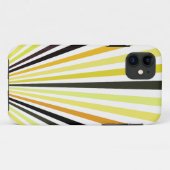 Lime Green orange und schwarz Streifen Case-Mate iPhone Hülle (Rückseite (Horizontal))