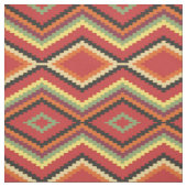 Lime Green Orange Yellow Black Ethnic Look Stoff (Muster)