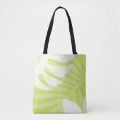 Lime Green Palm Verlasst Tasche (Vorderseite)