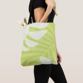 Lime Green Palm Verlasst Tasche (Von Nahem)