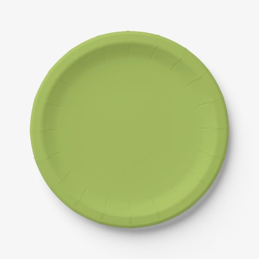 Lime Green Party Pappteller (Vorderseite)
