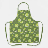Lime Green Pattern Schürze (Vorderseite)