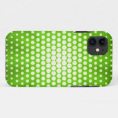 Lime Green Polka Dots Case-Mate iPhone Hülle (Rückseite (Horizontal))