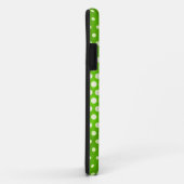 Lime Green Polka Dots Case-Mate iPhone Hülle (Hinten/Rechts)