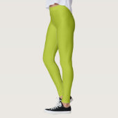 Lime Green Schlicht und einfach Leggings (Links)