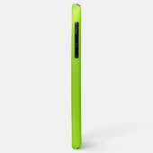 Lime Green Shiny Stainless Steel Metal Case-Mate iPhone Hülle (Hinten/Links)