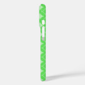 Lime-Green-Shippo-Muster Case-Mate iPhone Hülle (Rückseite / Links)