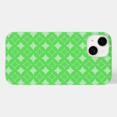 Lime-Green-Shippo-Muster Case-Mate iPhone Hülle (Rückseite (Horizontal))