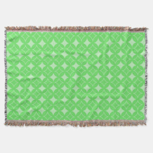 Lime-Green-Shippo-Muster Decke