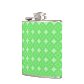 Lime-Green-Shippo-Muster Flachmann (Links)