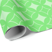 Lime-Green-Shippo-Muster Geschenkpapier (Rolleneckpunkt)