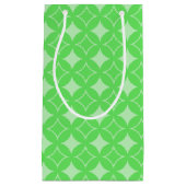 Lime-Green-Shippo-Muster Kleine Geschenktüte (Vorderseite)