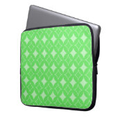 Lime-Green-Shippo-Muster Laptopschutzhülle (Vorderseite Links)