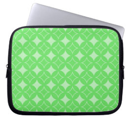 Lime-Green-Shippo-Muster Laptopschutzhülle