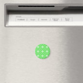 Lime-Green-Shippo-Muster Magnet (In Situ (Geschirrspüler))