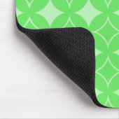 Lime-Green-Shippo-Muster Mousepad (Ecke)