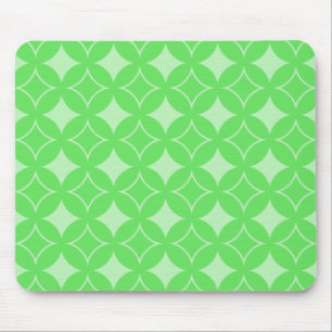 Lime-Green-Shippo-Muster Mousepad