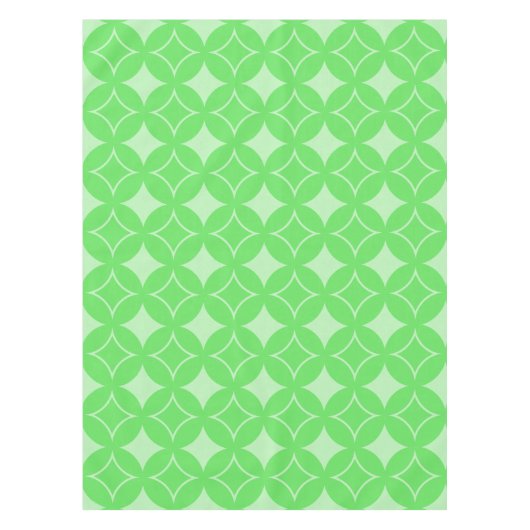 Lime-Green-Shippo-Muster Tischdecke (Vorderseite)