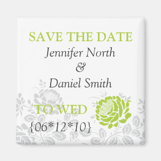Lime Green speichert die Daten Magnet