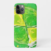 Lime Green Spiral Case-Mate iPhone Hülle (Rückseite)