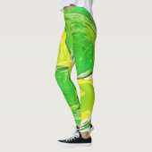 Lime Green Spiral Leggings (Links)
