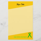 Lime Green Standard Ribbon von Kenneth Yoncich Flyer (Hinten)
