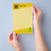 Lime Green Standard Ribbon von Kenneth Yoncich Flyer (Handgriff)