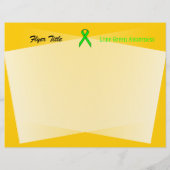 Lime Green Standard Ribbon von Kenneth Yoncich Flyer (Hinten)