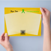 Lime Green Standard Ribbon von Kenneth Yoncich Flyer (Hand)